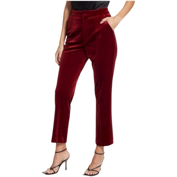 Favorite Daughter The Amore Pant Women’s Red Velvet Maroon Size 4 NWT - Picture 4 of 11